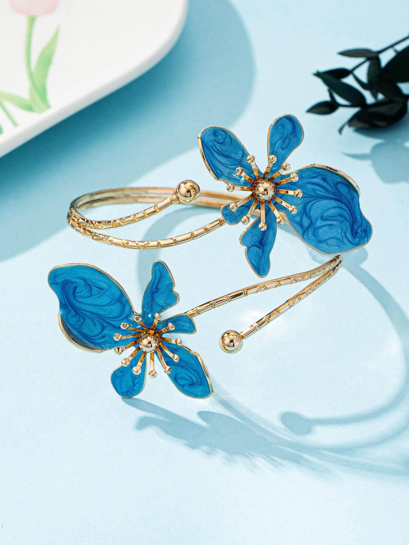 Brazalete Cattleya Azul