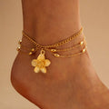 Tobillera 'Golden Bloom'