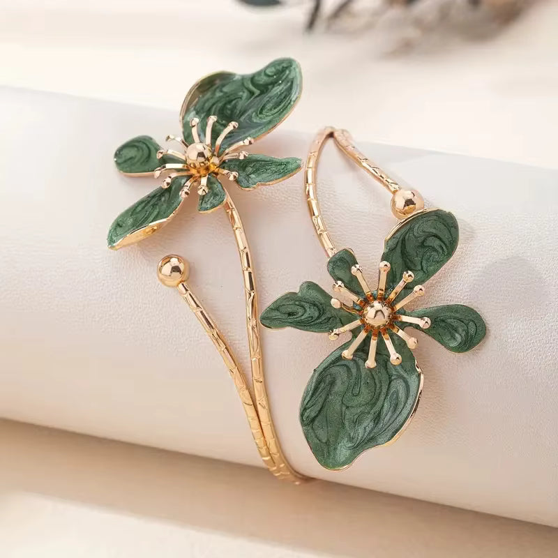 Brazalete Cattleya Verde